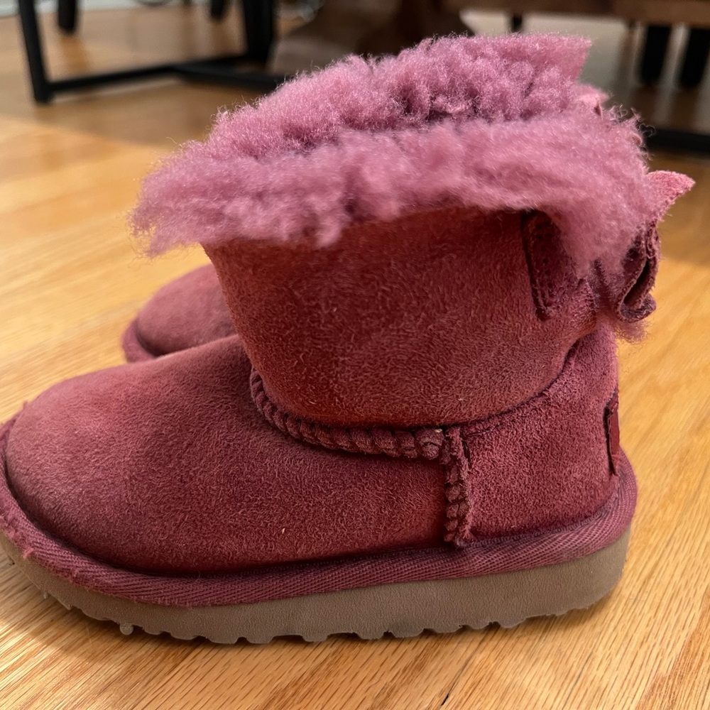 Ugg Plush Pink Toddler Boots
